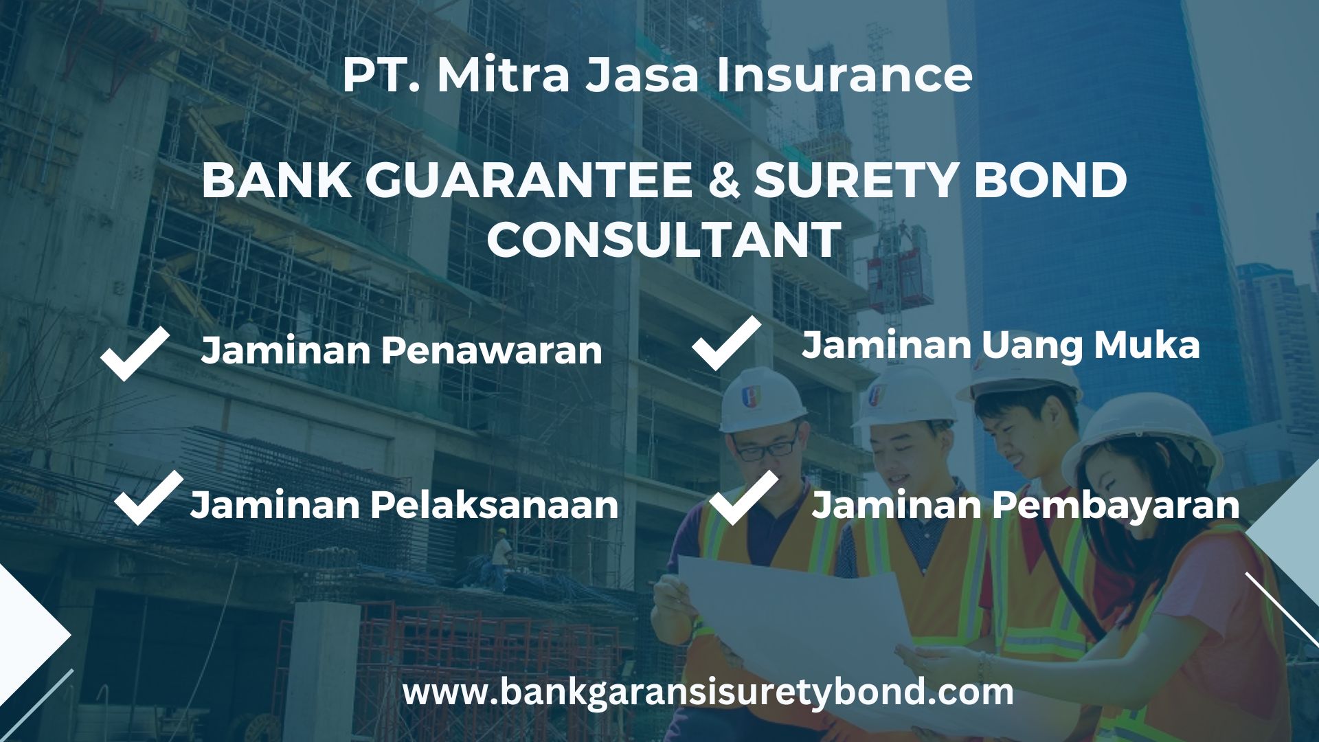 Dapatkan Jasa Pembuatan Surety Bond Menjamin Kesuksesan Proyek Anda di Jakarta, Layanan Profesional, Proses Cepat, Hasil Berkualitas Hubungi Kami Sekarang!